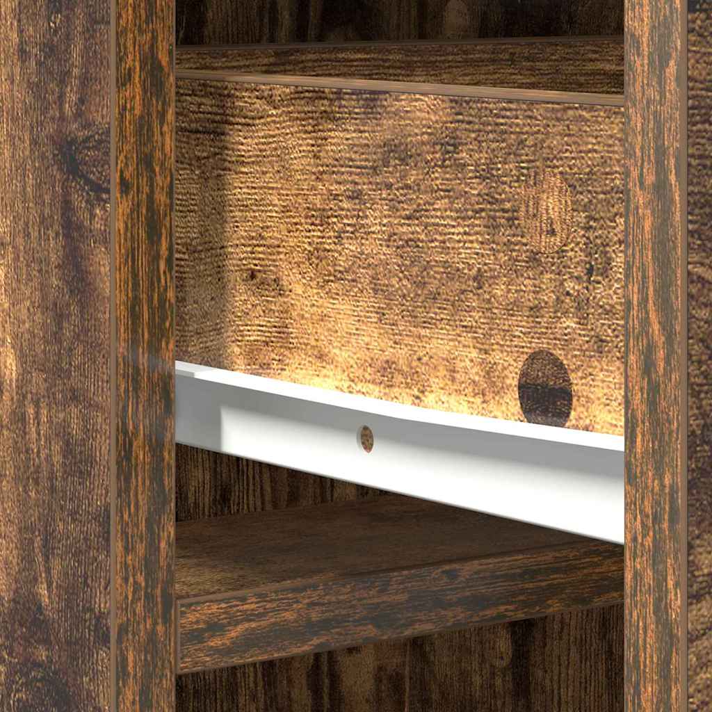 Highboard Dimljeni hrast 40 x 40,5 x 135 cm Konstruirano drvo