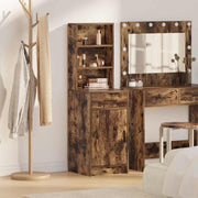 Highboard Dimljeni hrast 40 x 40,5 x 135 cm Konstruirano drvo
