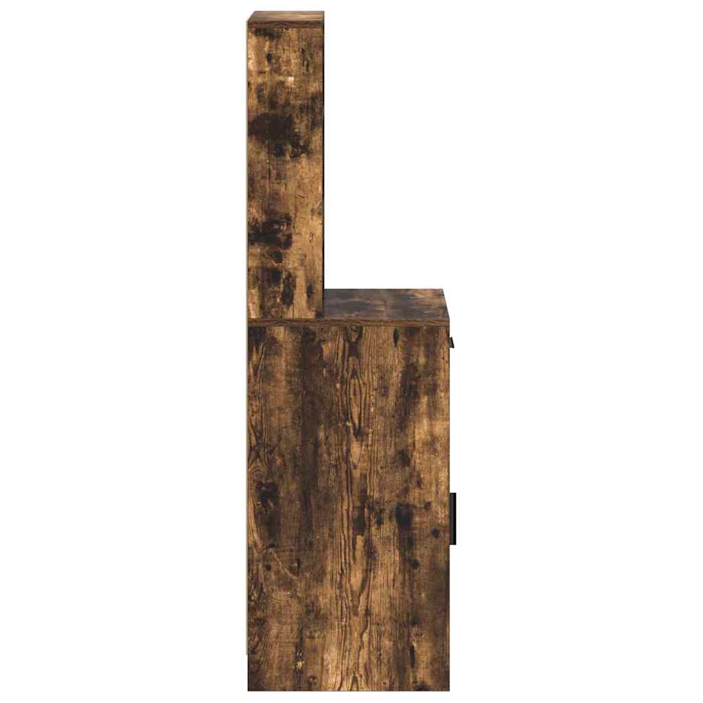 Highboard Dimljeni hrast 40 x 40,5 x 135 cm Konstruirano drvo