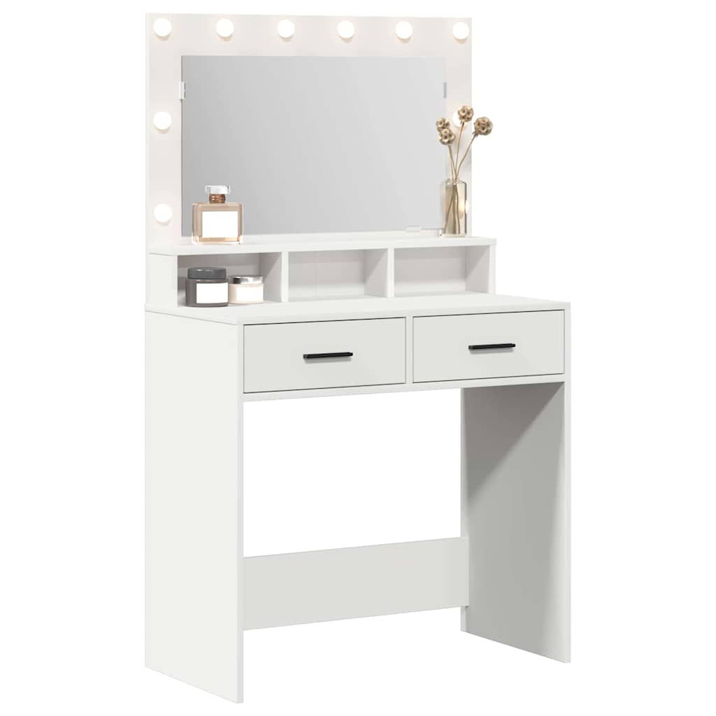 Toaletni stol Bijelo 79 x 41 x 135 cm Konstruirano drvo