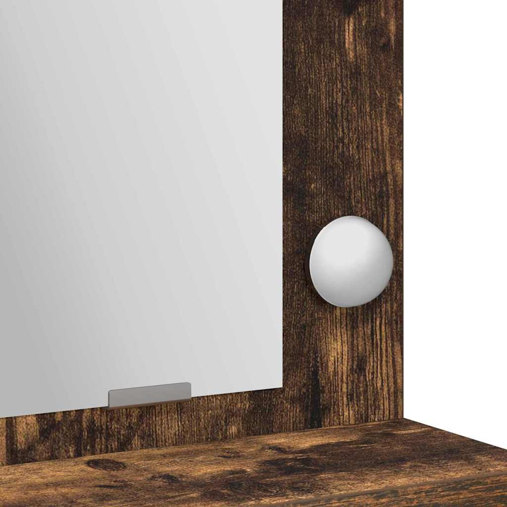 Toaletni stol Dimljeni hrast 79 x 41 x 135 cm Konstruirano drvo