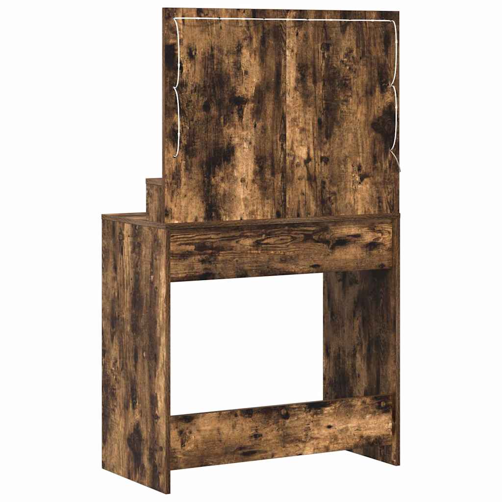 Toaletni stol Dimljeni hrast 79 x 41 x 135 cm Konstruirano drvo