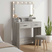 Toaletni stol Siva Sonoma 79 x 41 x 135 cm Konstruirano drvo
