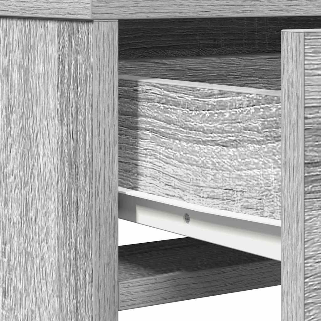 Toaletni stol Siva Sonoma 50 x 41 x 135 cm Konstruirano drvo