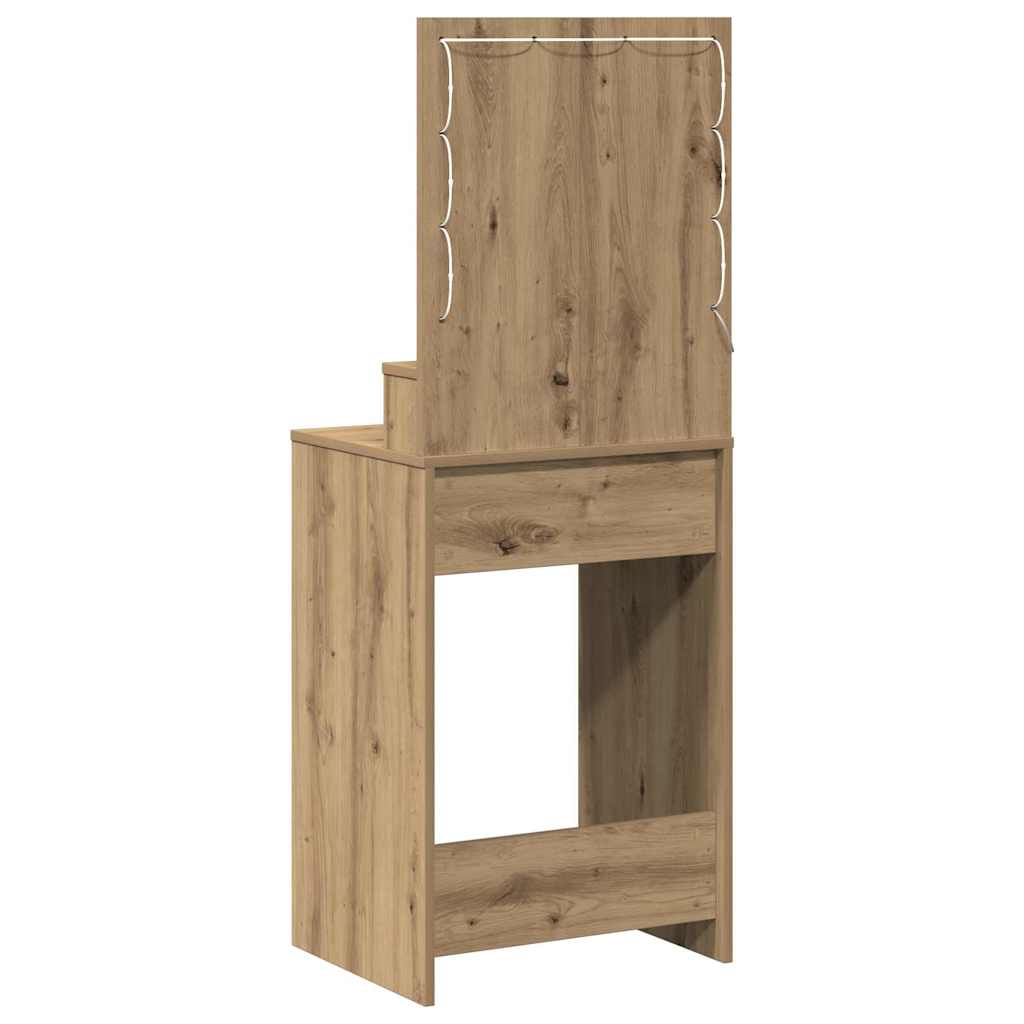 Toaletni stol s ladicama Umjetnički hrast 50 x 41 x 135 cm