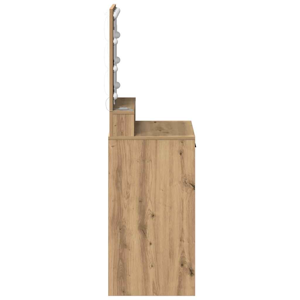 Toaletni stol s ladicama Umjetnički hrast 50 x 41 x 135 cm