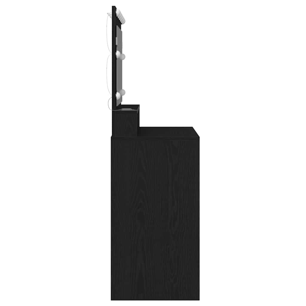 Toaletni stol Crni hrast 100 x 41 x 135 cm Konstruirano drvo