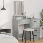 Toaletni stol Betonski sivi 50 x 41 x 140 cm Konstruirano drvo