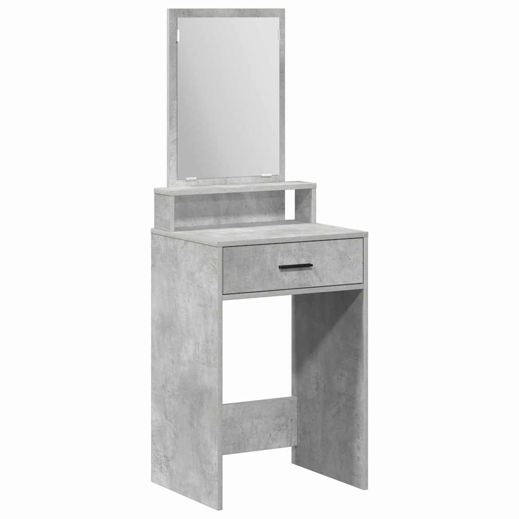 Toaletni stol Betonski sivi 50 x 41 x 140 cm Konstruirano drvo