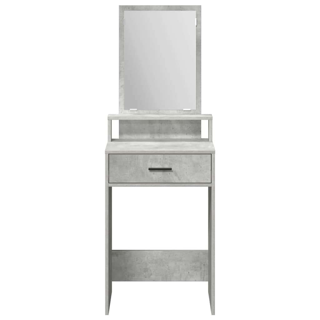 Toaletni stol Betonski sivi 50 x 41 x 140 cm Konstruirano drvo