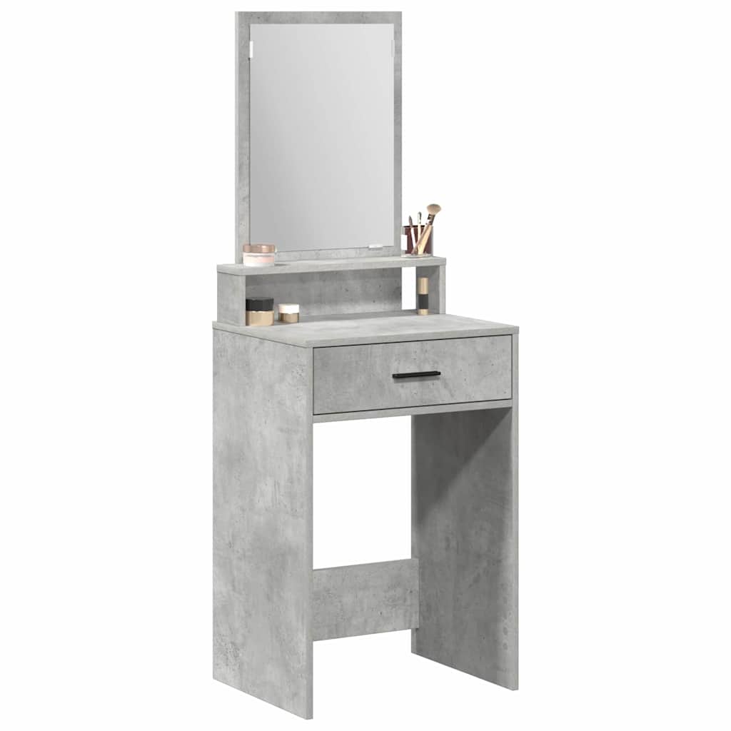 Toaletni stol Betonski sivi 50 x 41 x 140 cm Konstruirano drvo