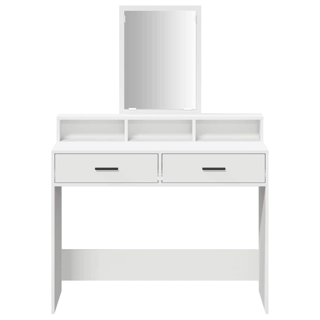 Toaletni stol Bijelo 100 x 41 x 140 cm Konstruirano drvo