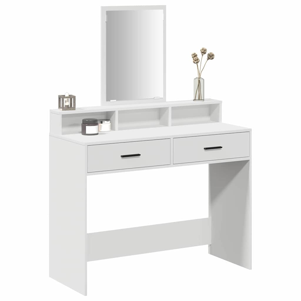 Toaletni stol Bijelo 100 x 41 x 140 cm Konstruirano drvo