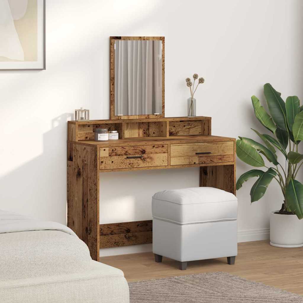 Toaletni stol Staro drvo 100 x 41 x 140 cm Konstruirano drvo
