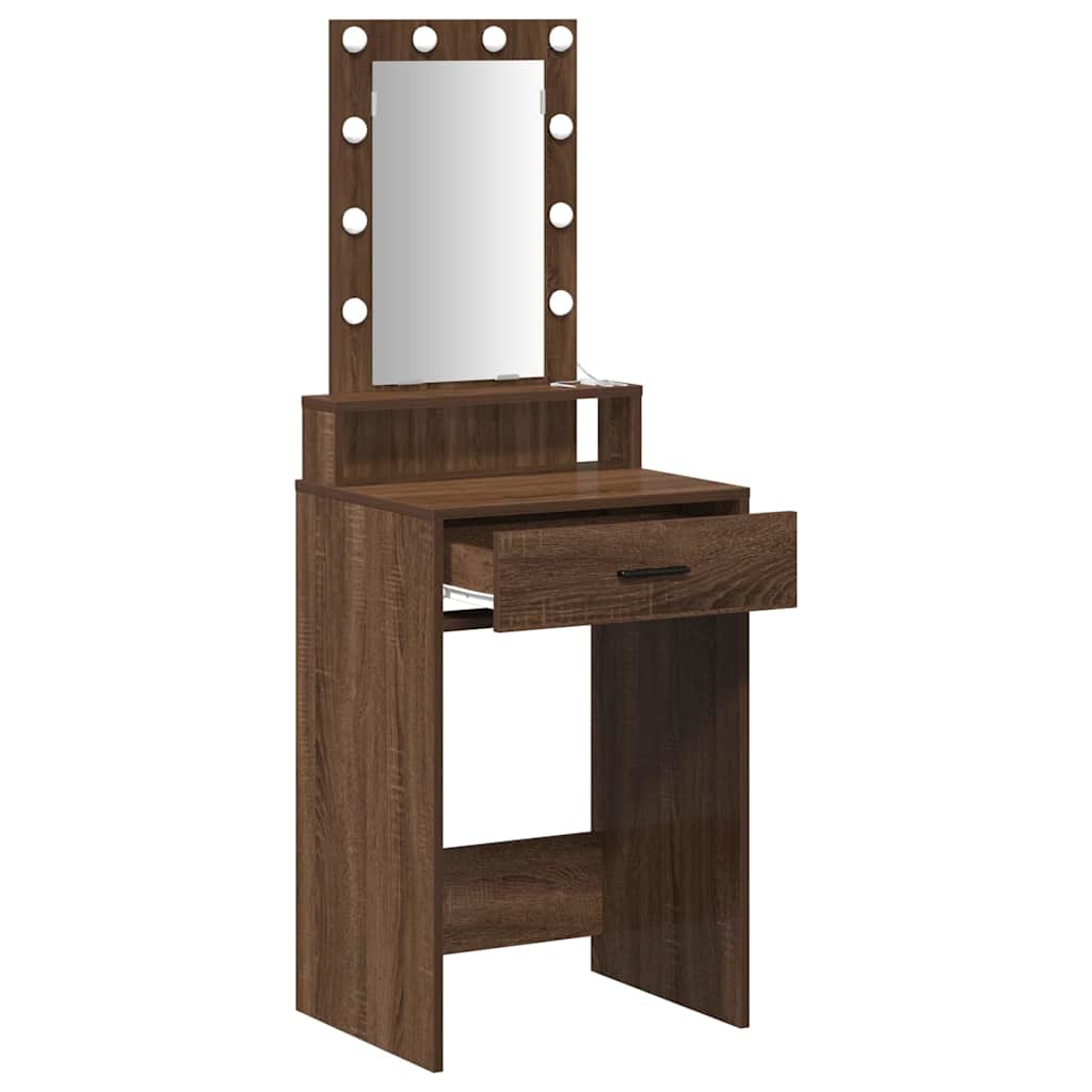 Toaletni stol Smeđa 50 x 41 x 140 cm Konstruirano drvo