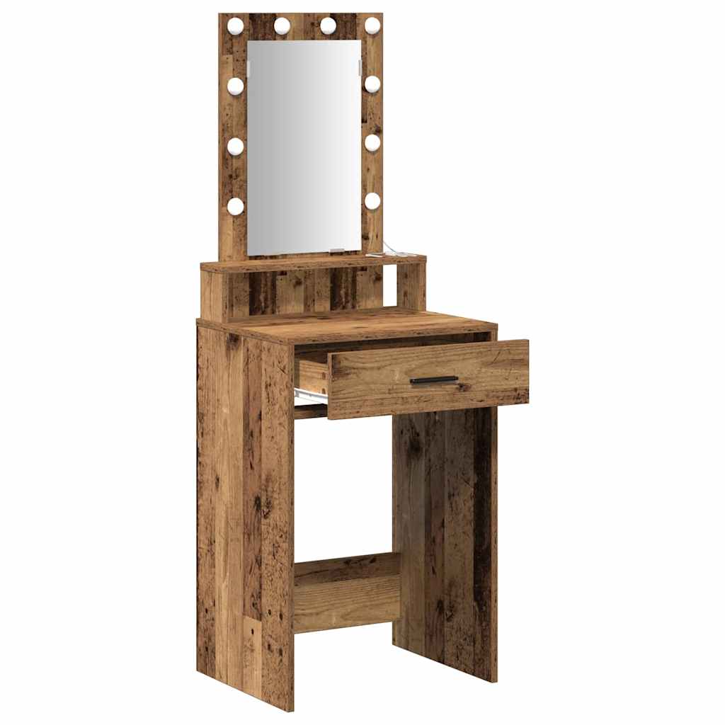 Toaletni stol Smeđa 50 x 41 x 140 cm Konstruirano drvo