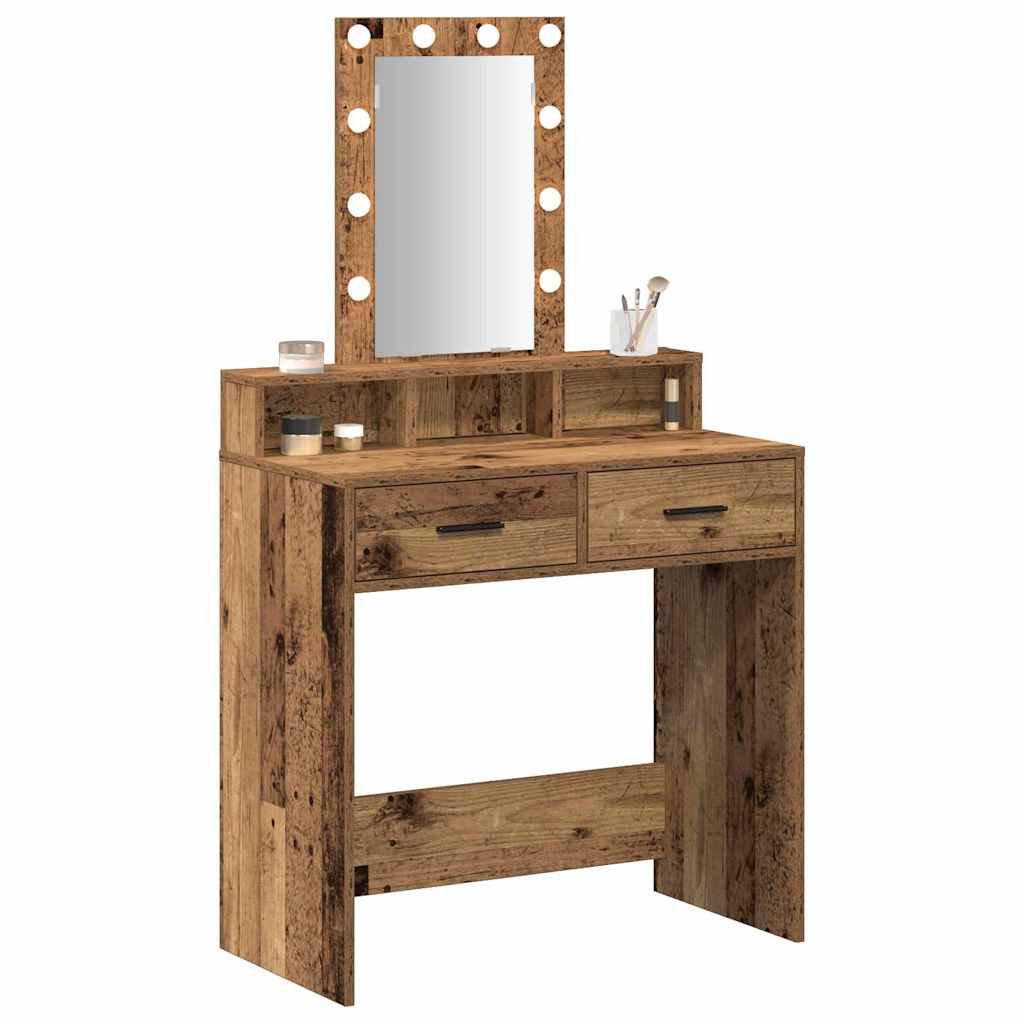 Toaletni stol Smeđa 79 x 41 x 140 cm Konstruirano drvo