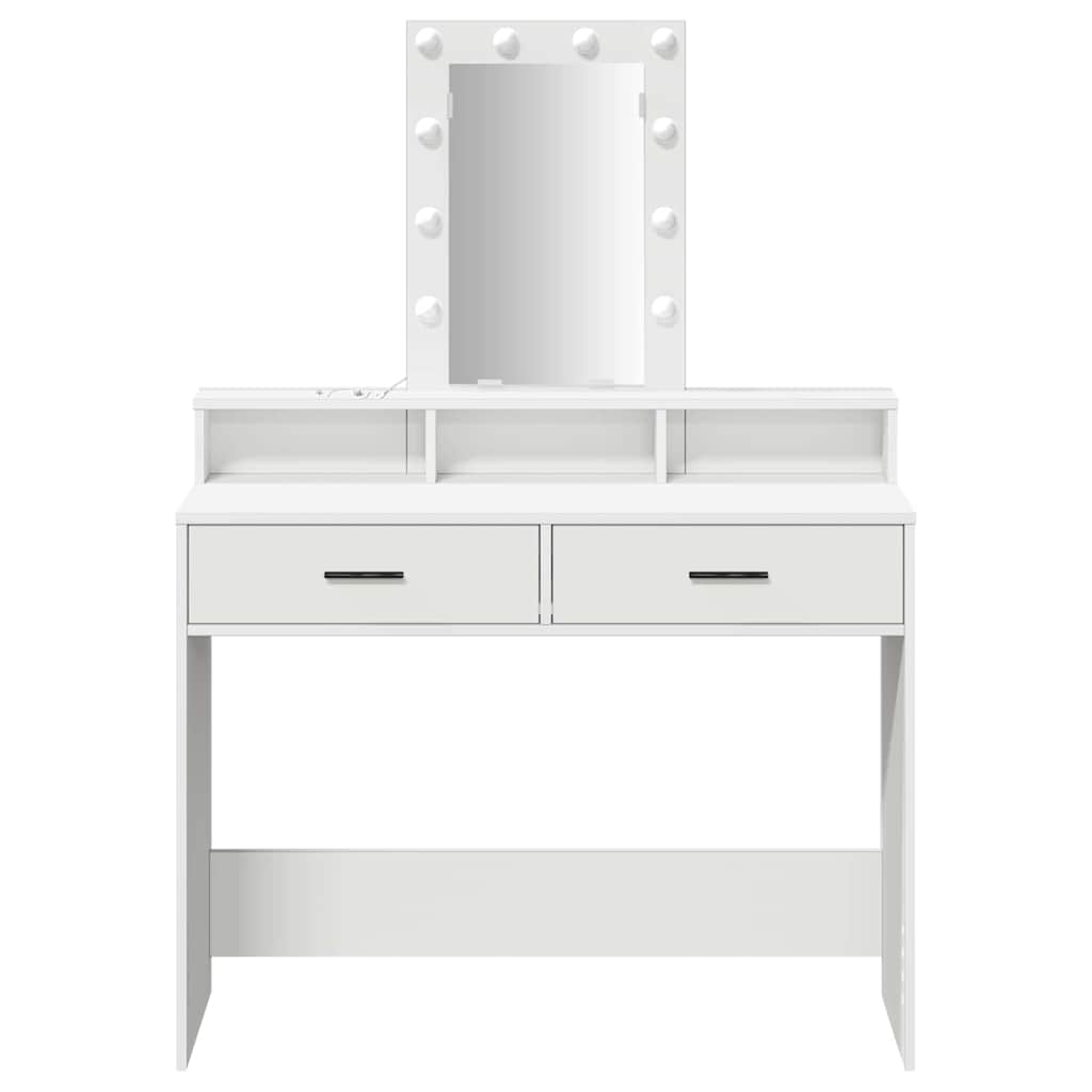 Toaletni stol Bijelo 100 x 41 x 140 cm Konstruirano drvo