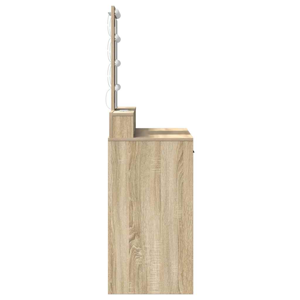 Toaletni stol Smeđa 100 x 41 x 140 cm Konstruirano drvo