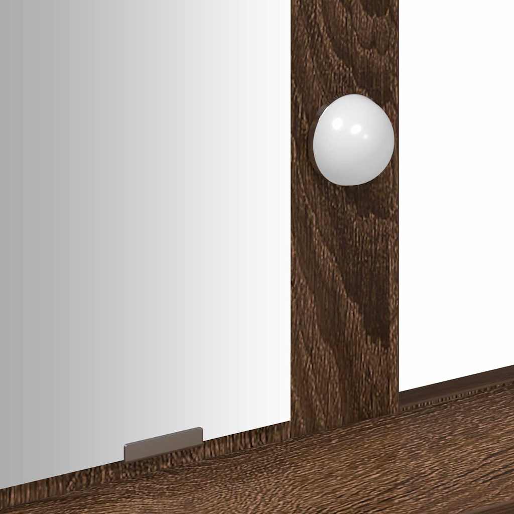 Toaletni stol Smeđa 100 x 41 x 140 cm Konstruirano drvo