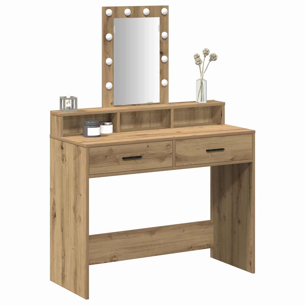 Toaletni stol Smeđa 100 x 41 x 140 cm Konstruirano drvo