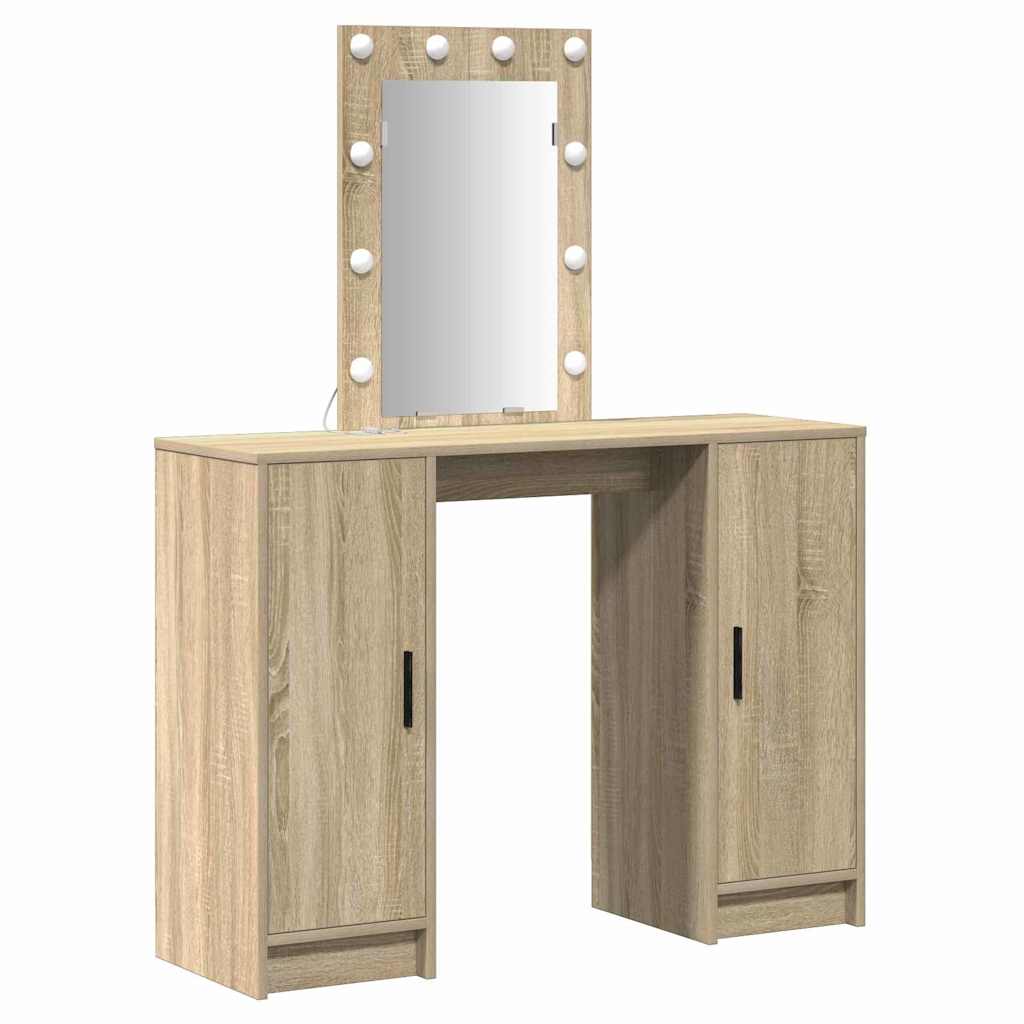Toaletni stol Smeđa 102 x 33 x 135 cm Konstruirano drvo