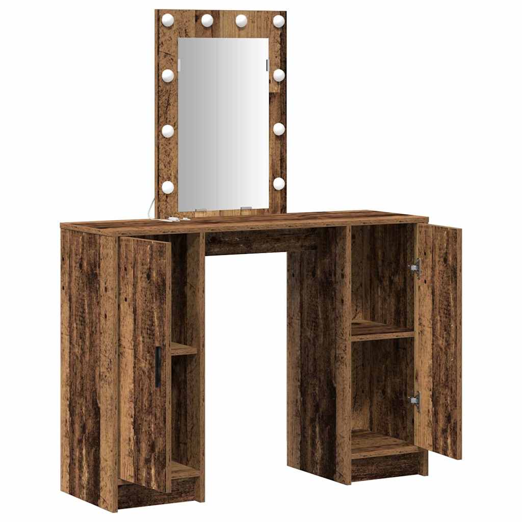 Toaletni stol Smeđa 102 x 33 x 135 cm Konstruirano drvo