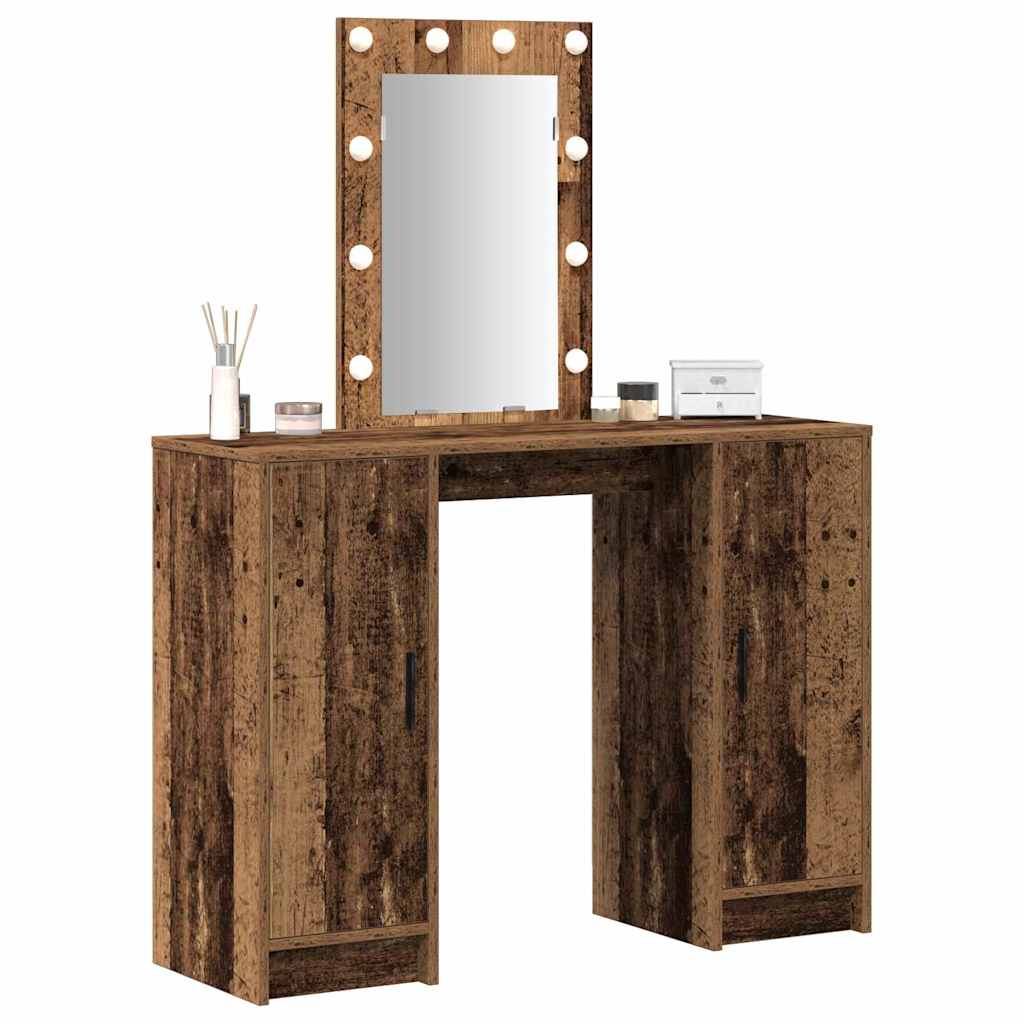 Toaletni stol Smeđa 102 x 33 x 135 cm Konstruirano drvo