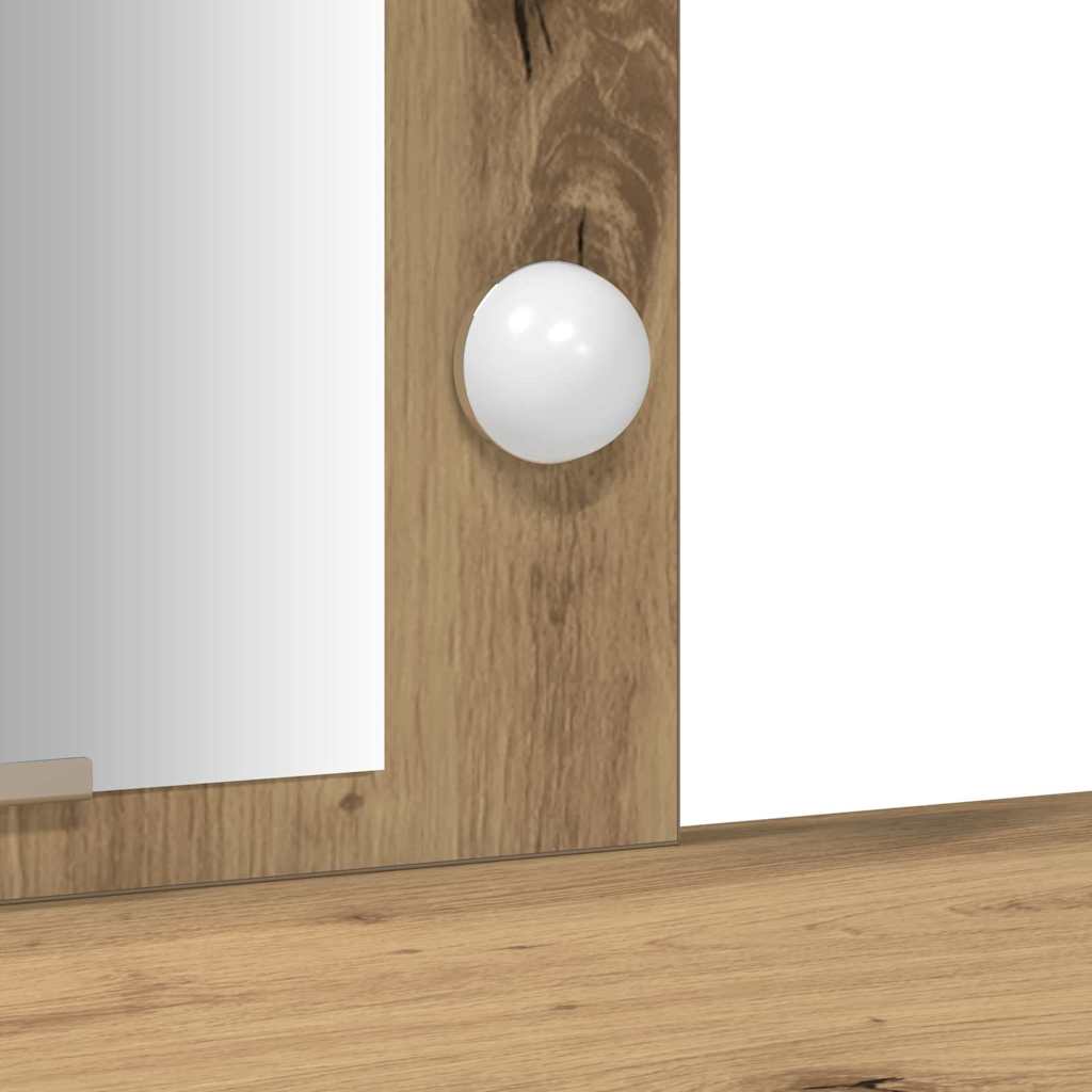 Toaletni stol Smeđa 102 x 33 x 135 cm Konstruirano drvo