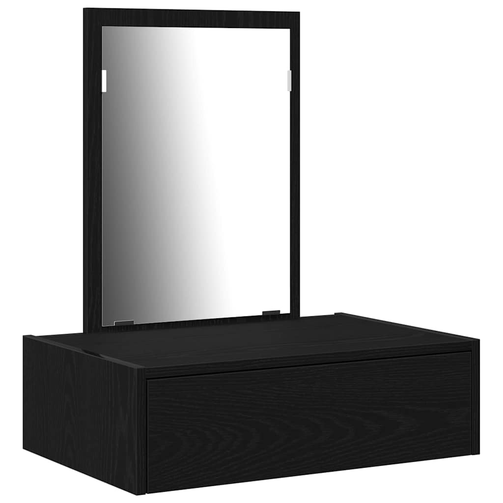 Toaletni stol s ladicama Crna 60 x 40 x 70 cm Konstruirano drvo