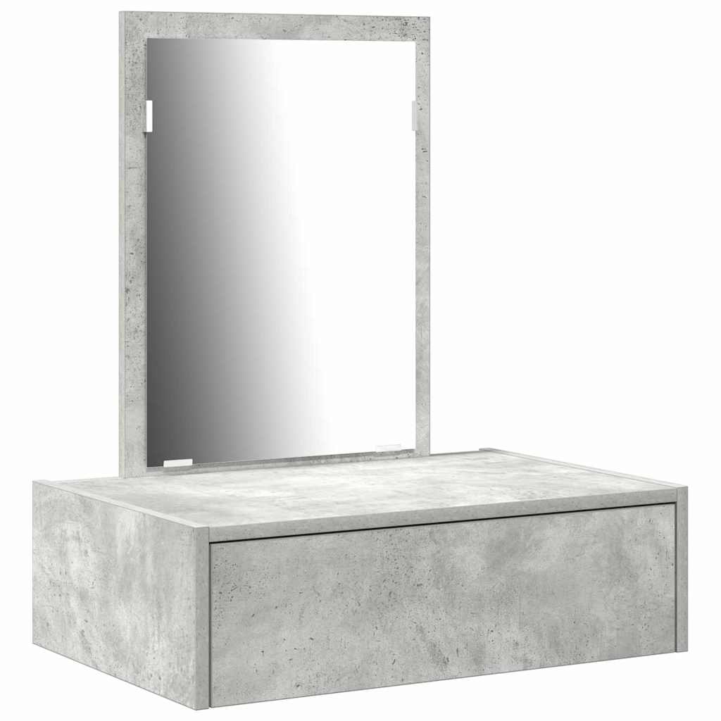 Toaletni stol s ladicama Siva 60 x 40 x 70 cm Konstruirano drvo