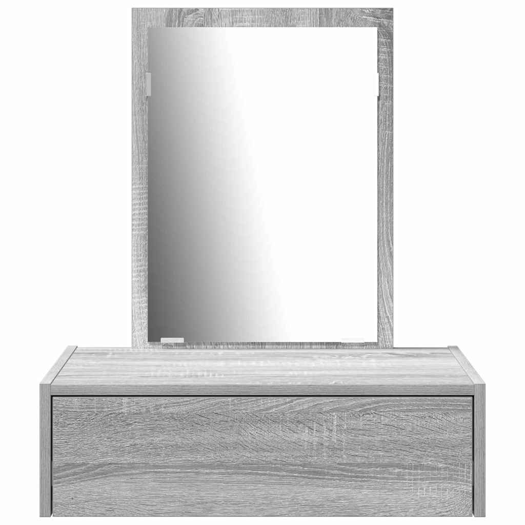 Toaletni stol s ladicama Siva 60 x 40 x 70 cm Konstruirano drvo