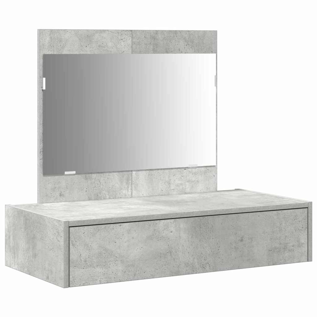 Toaletni stol s ladicama Siva 83 x 40 x 70 cm Konstruirano drvo