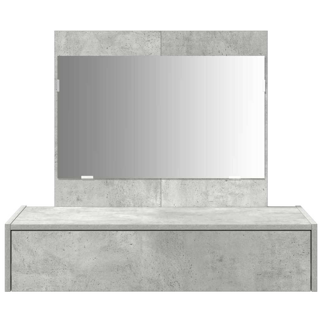 Toaletni stol s ladicama Siva 83 x 40 x 70 cm Konstruirano drvo