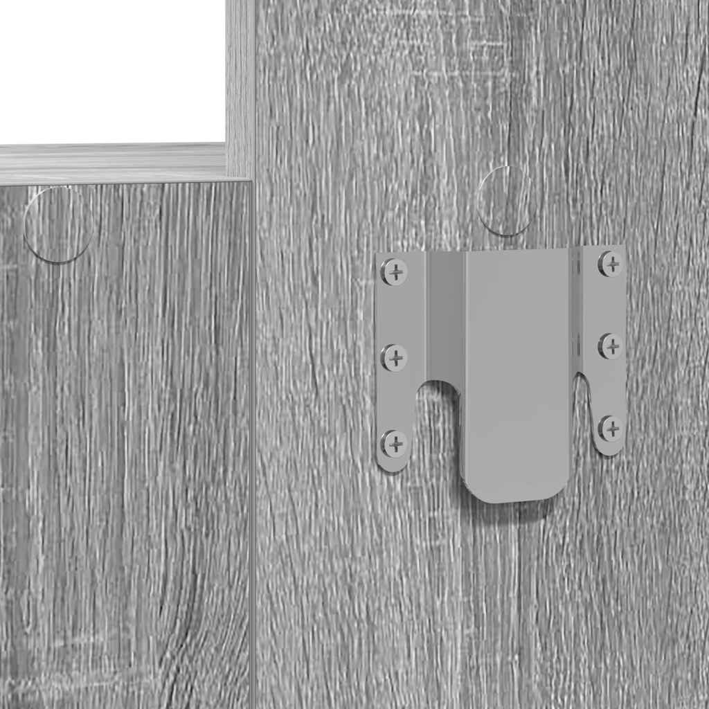 Toaletni stol s ladicama Siva 83 x 40 x 70 cm Konstruirano drvo