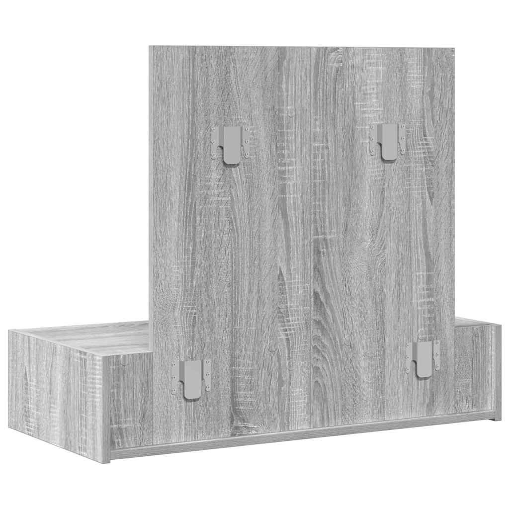 Toaletni stol s ladicama Siva 83 x 40 x 70 cm Konstruirano drvo