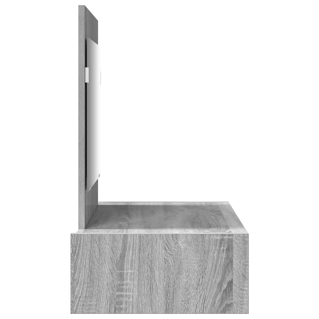 Toaletni stol s ladicama Siva 83 x 40 x 70 cm Konstruirano drvo