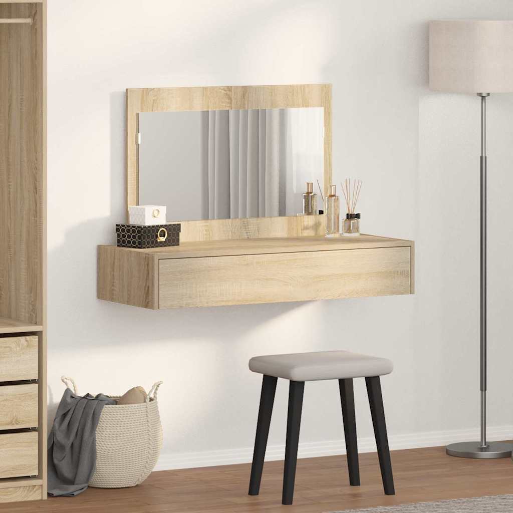 Toaletni stol Smeđa 100 x 40 x 70 cm Konstruirano drvo