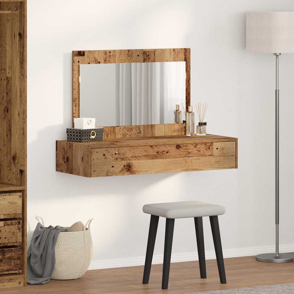 Toaletni stol Smeđa 100 x 40 x 70 cm Konstruirano drvo