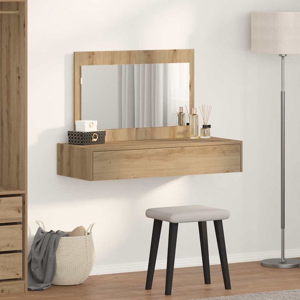 Toaletni stol Smeđa 100 x 40 x 70 cm Konstruirano drvo