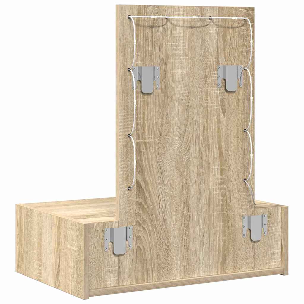 Toaletni stol Smeđa 60 x 40 x 70 cm Konstruirano drvo