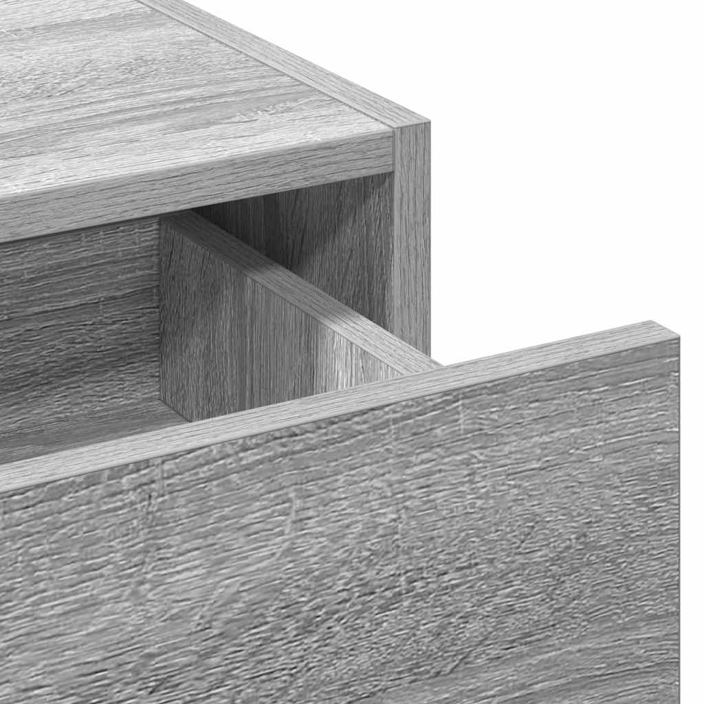 Toaletni stol s ladicama Siva 60 x 40 x 70 cm Konstruirano drvo
