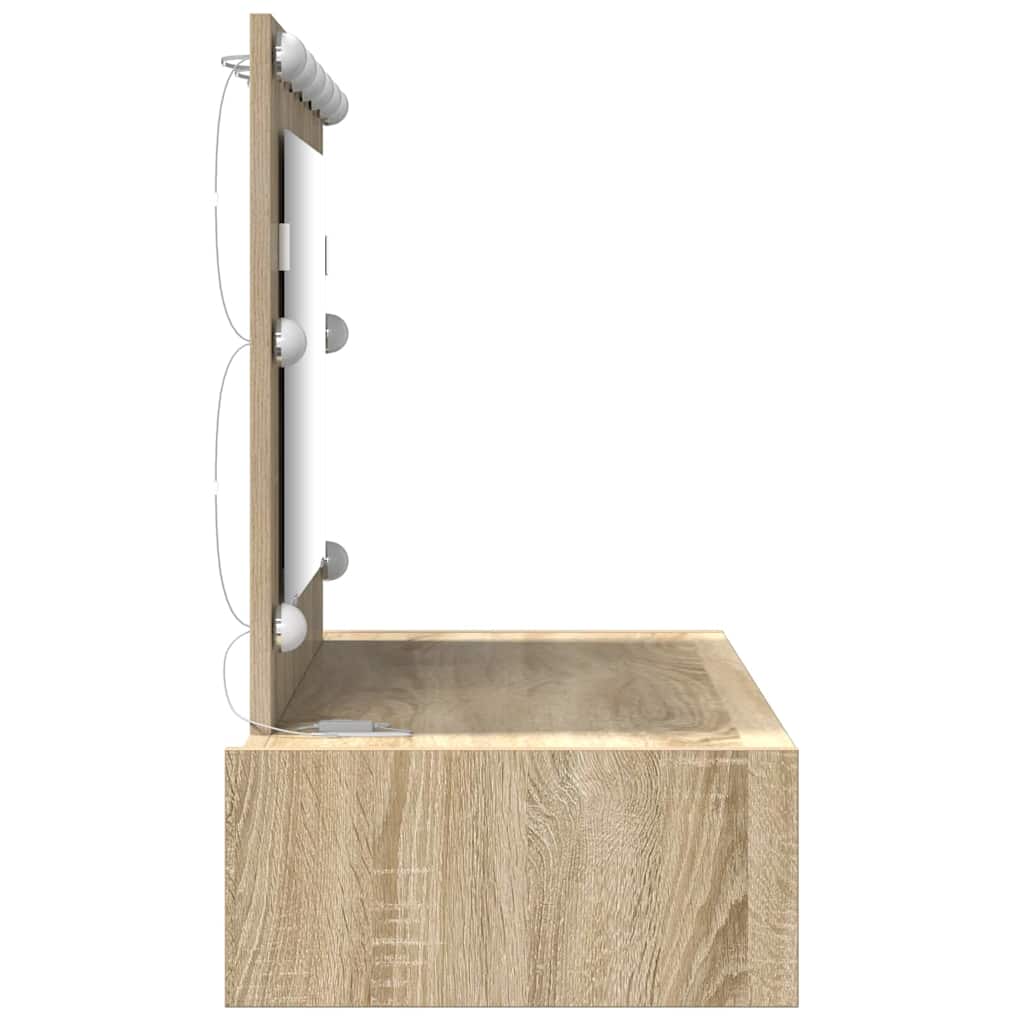 Toaletni stol Smeđa 100 x 40 x 70 cm Konstruirano drvo