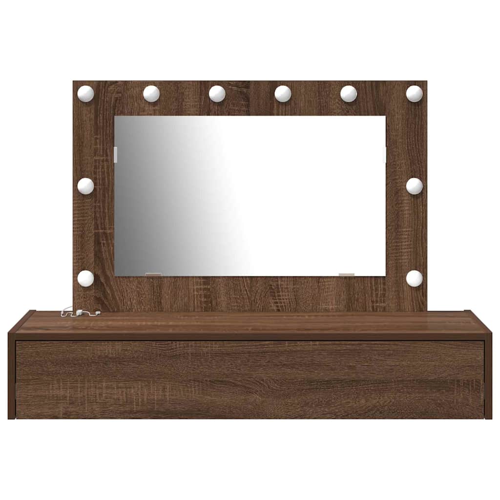 Toaletni stol Smeđa 100 x 40 x 70 cm Konstruirano drvo