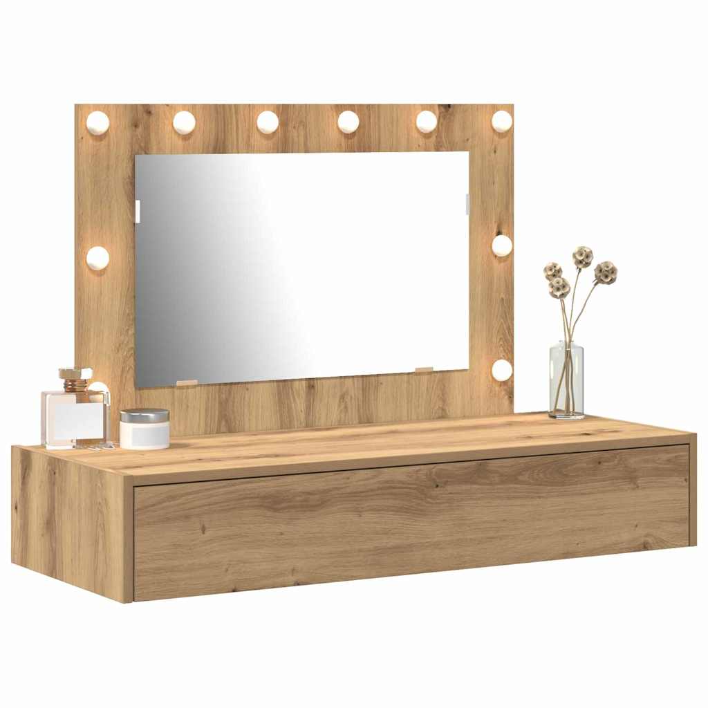 Toaletni stol Smeđa 100 x 40 x 70 cm Konstruirano drvo