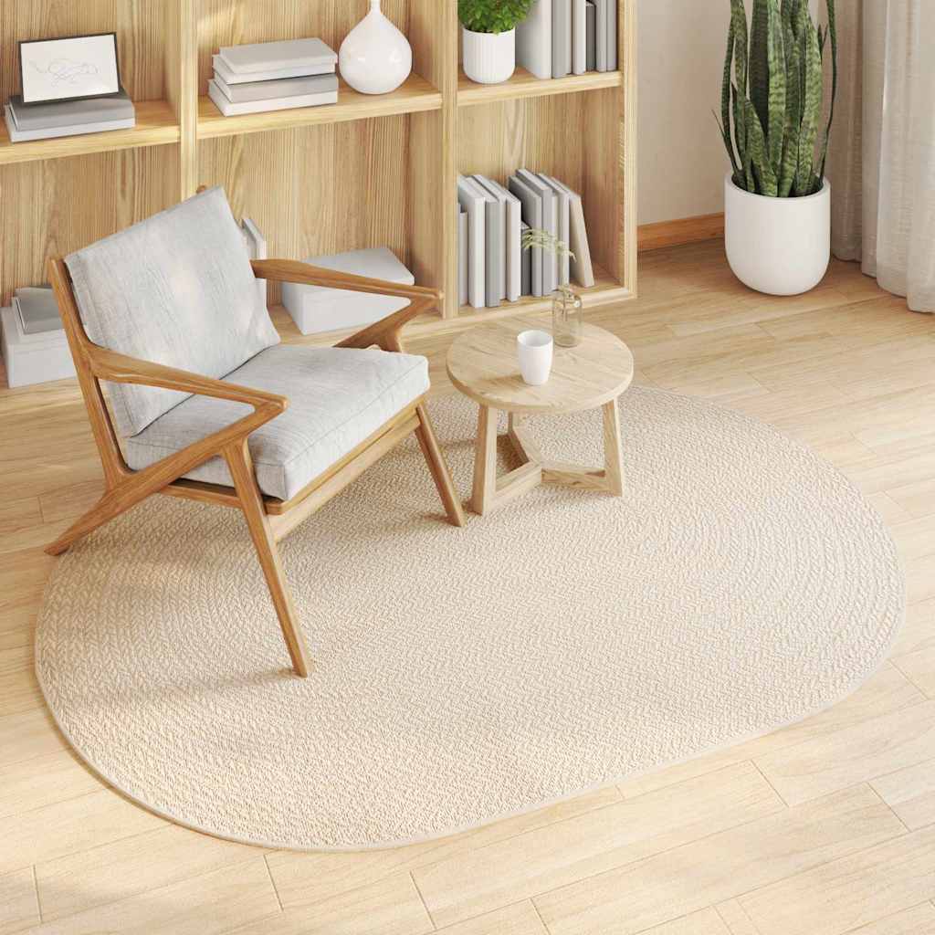 Tepih ZIZUR Krema 170 x 120 cm Polipropilen