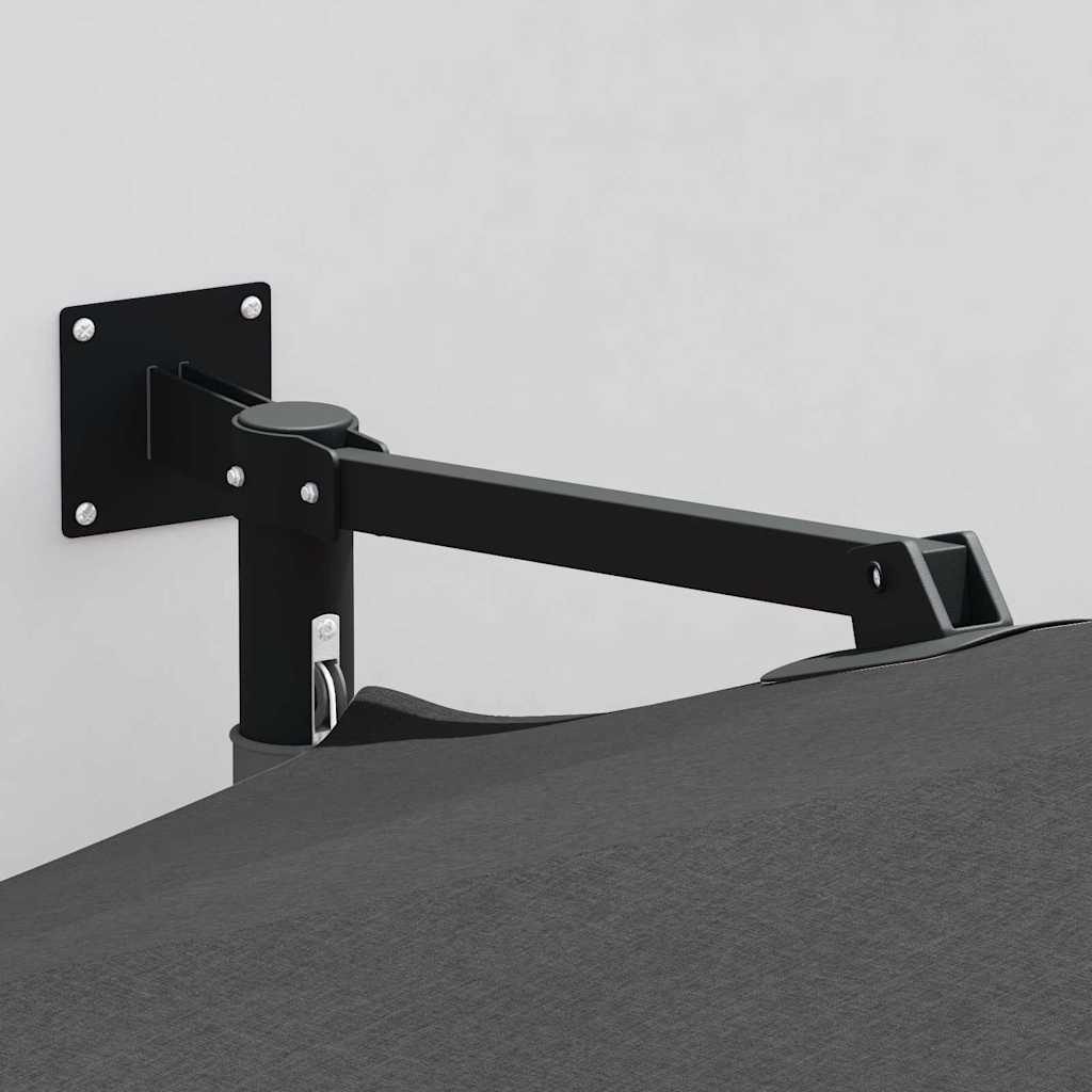 Vrtni suncobran Antracit 248 x 248 x 148 cm Poliester i čelik