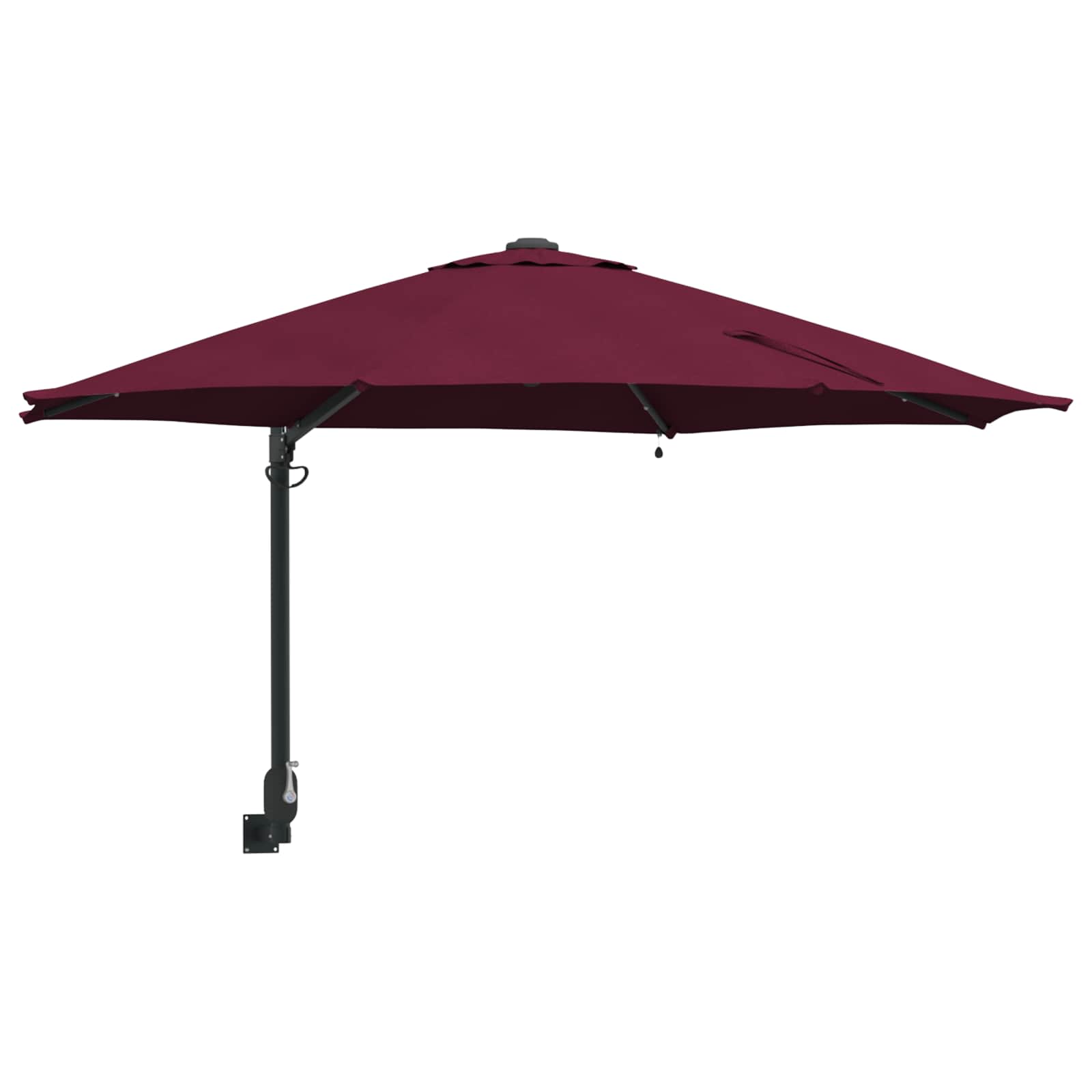 Vrtni suncobran Bordeaux Crvena 248 x 248 x 148 cm