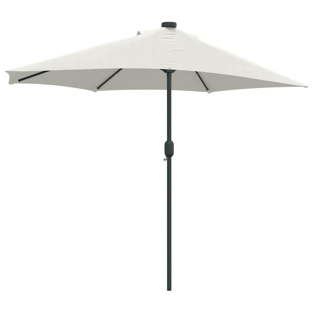 Vrtni suncobran Pijesak 294 x 150 x 224 cm Poliester i čelik