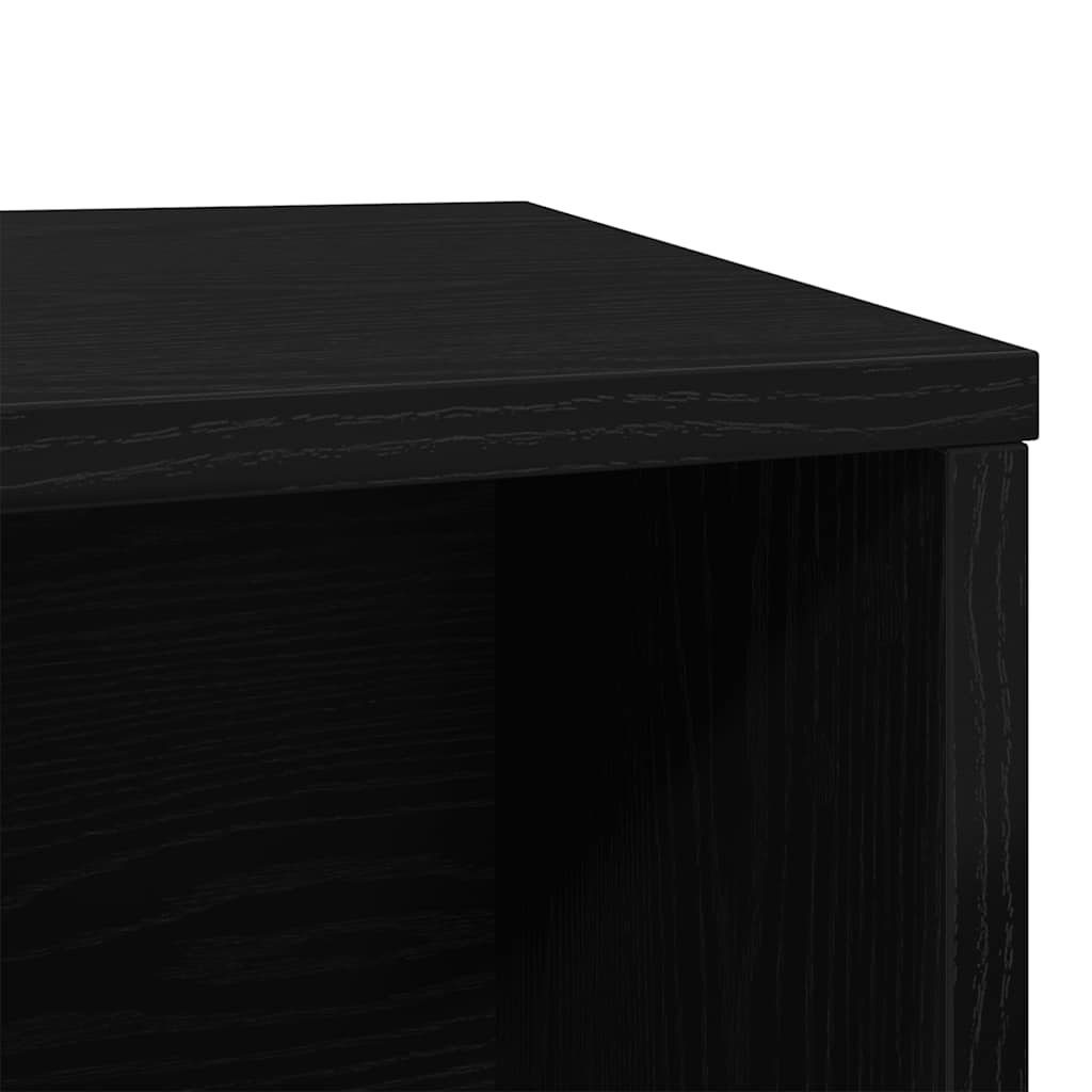 Kućište za mačji pijesak crni hrast 80x50x45 cm inženjerski drvo